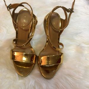 Zara Gold Sandals